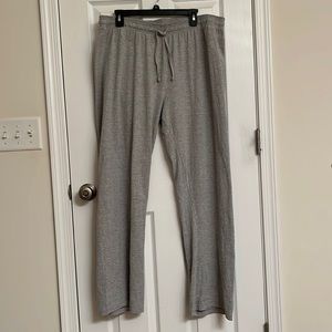 Champion Gray Lightweight Cotton-Blend Sweatpants Drawstring Waist Size XXL